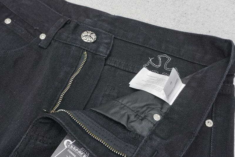 Calça Jeans Chrome Hearts Green & Leopard Cross - HYPER LIST