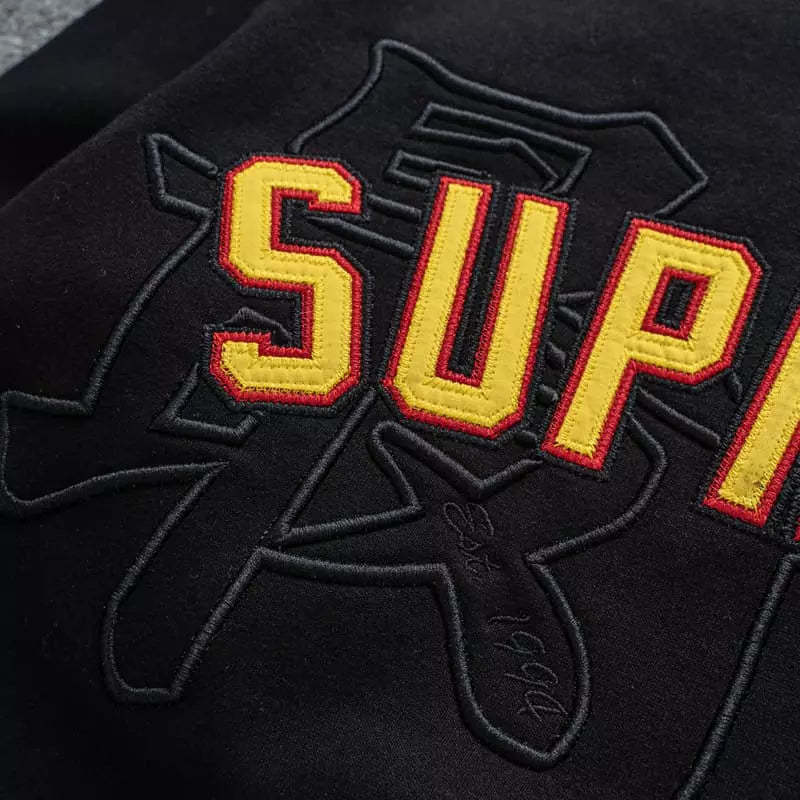 Moletom Supreme Kanji Logo Black - HYPER LIST
