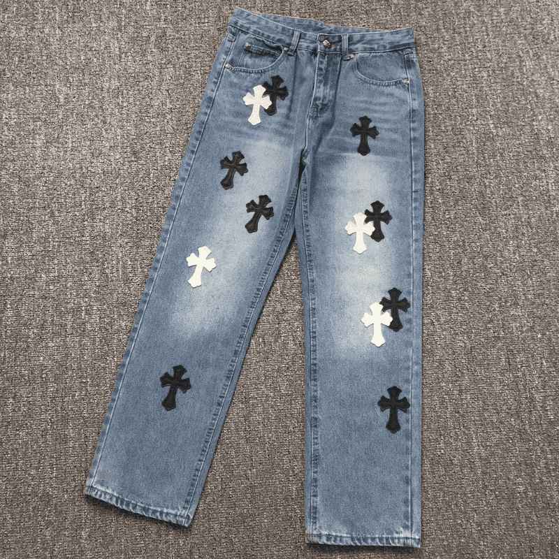 Calça Chrome Hearts Jeans Cross - HYPER LIST