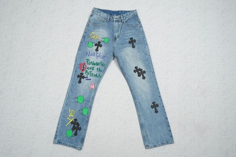 Calça Jeans Chrome Hearts Sex - HYPER LIST