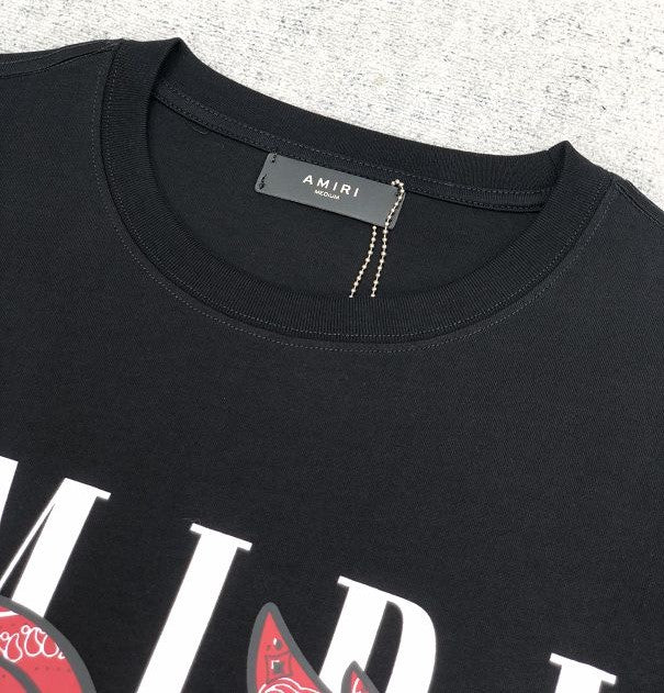 Camiseta Amiri Rabbit Logo Black - HYPER LIST