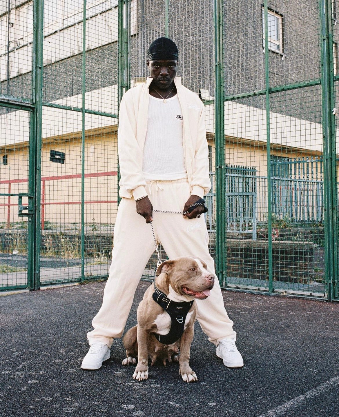 Corteiz Velour White Tracksuit