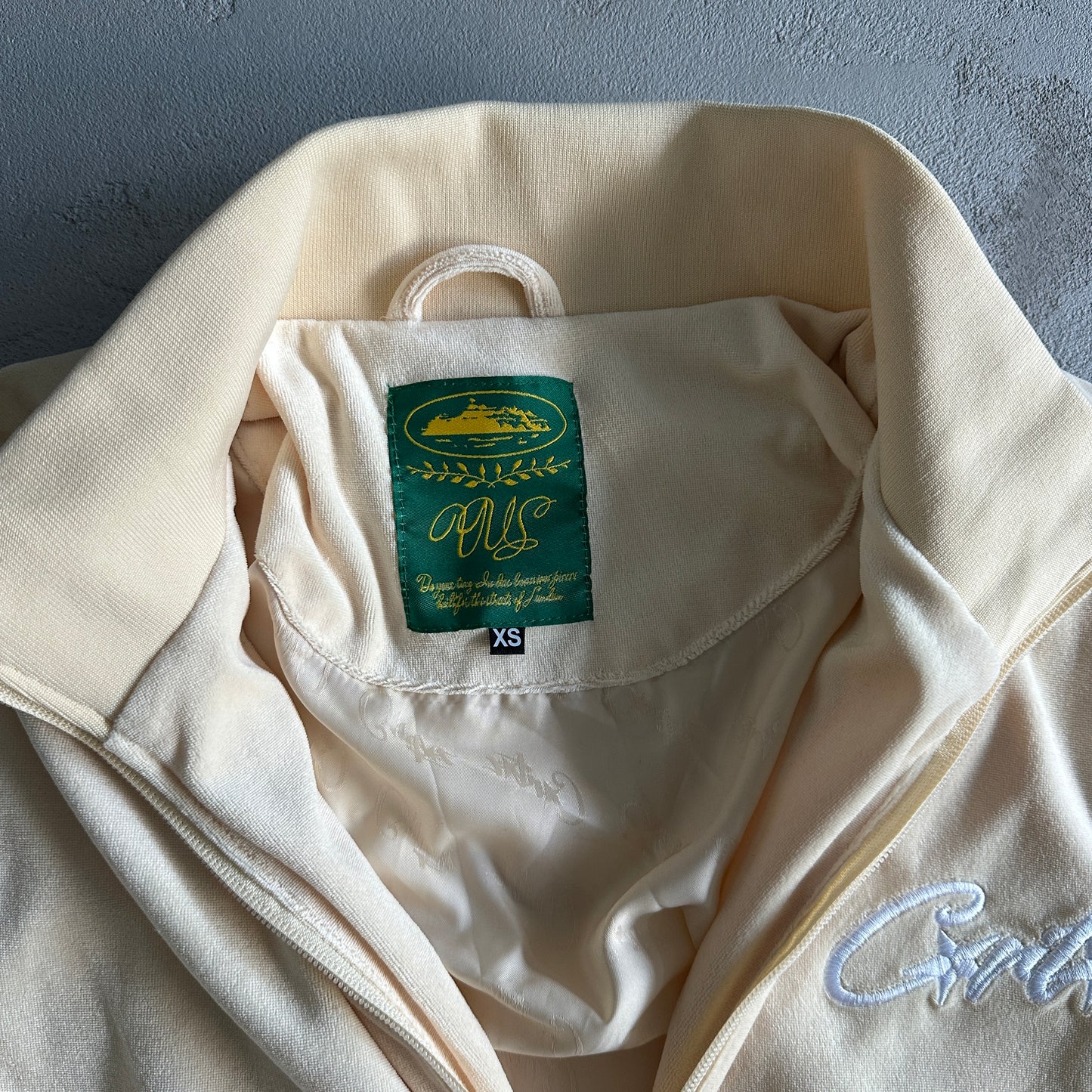 Corteiz Velour White Tracksuit