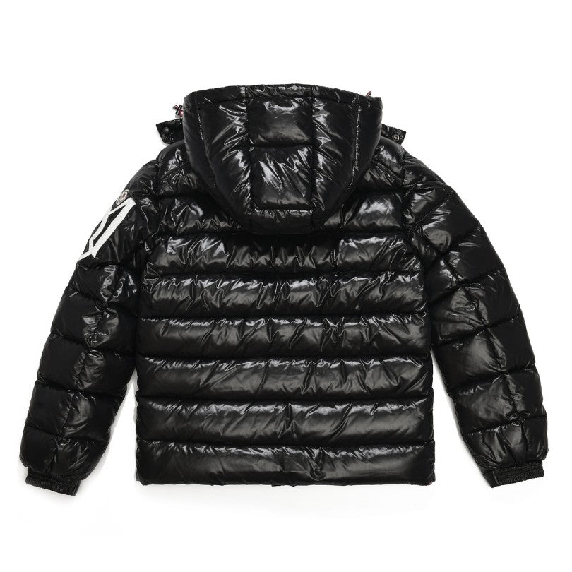 Jacket Puffer Moncler Black with Hood MCL009