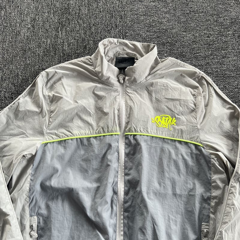 Conjunto Synaworld 'Syna Logo' Shell Cinza/Verde - HYPER LIST