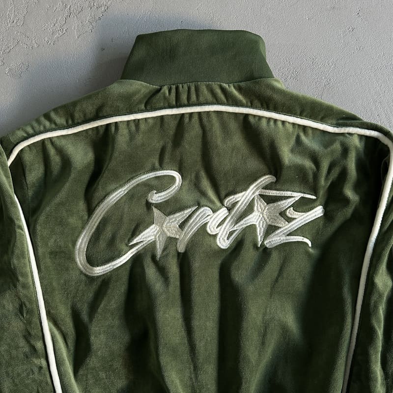 Conjunto Corteiz Veludo Verde - HYPER LIST