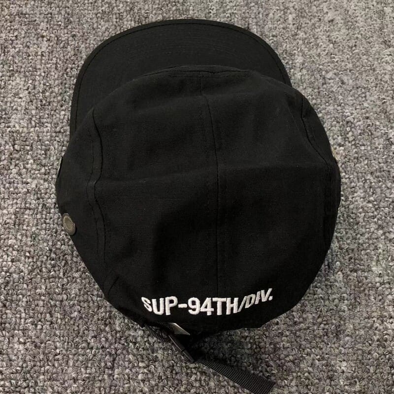 Boné Supreme Military Camp Black Sup-94th/div - HYPER LIST