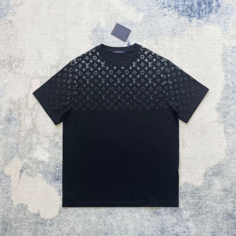 Camiseta Louis Vuitton Gradient Cotton Black - HYPER LIST