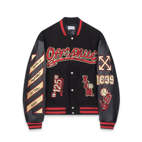Jaqueta Off-White x AC Milan Black Red - HYPER LIST