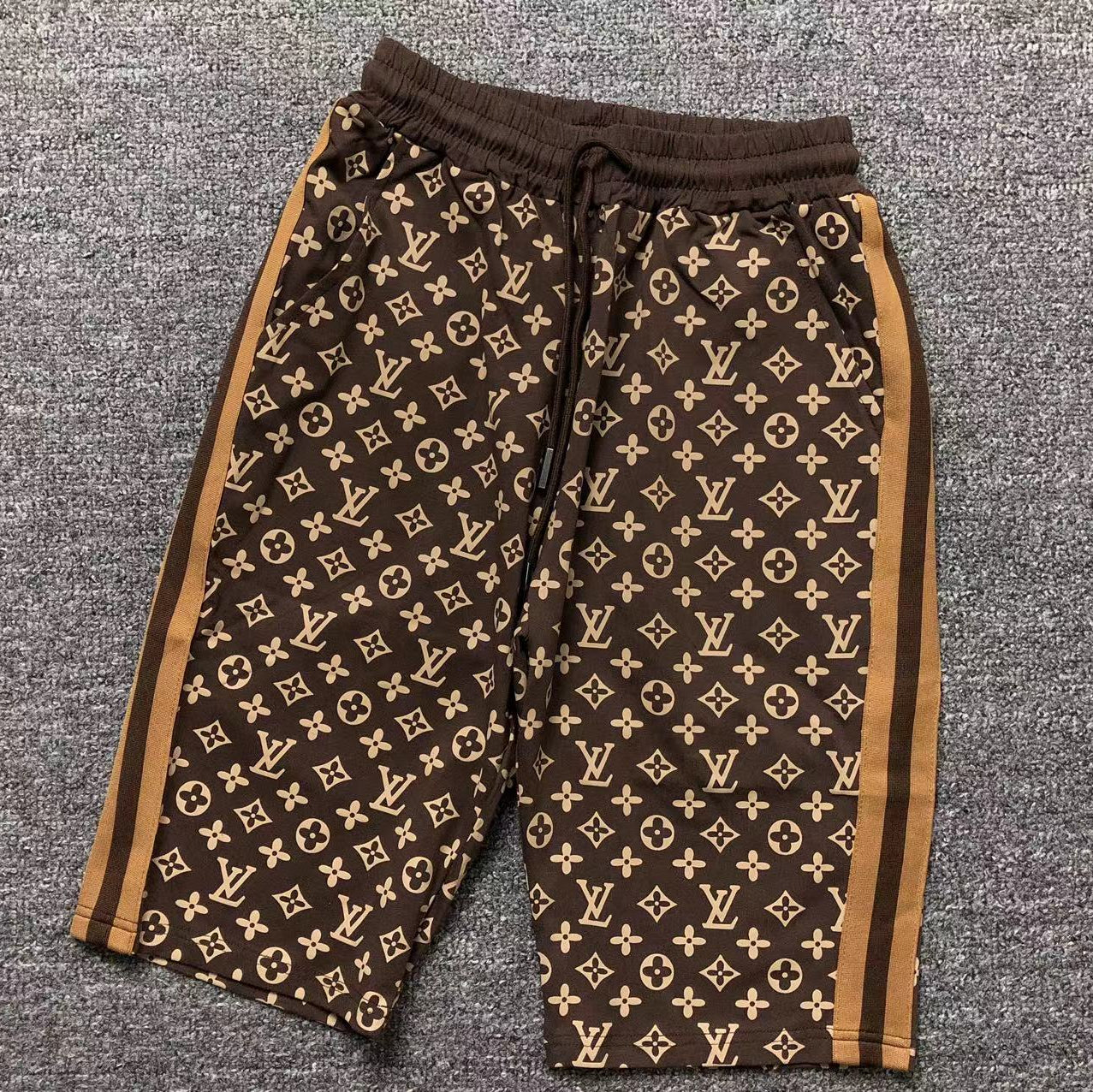 Louis Vuitton Brown Short Set