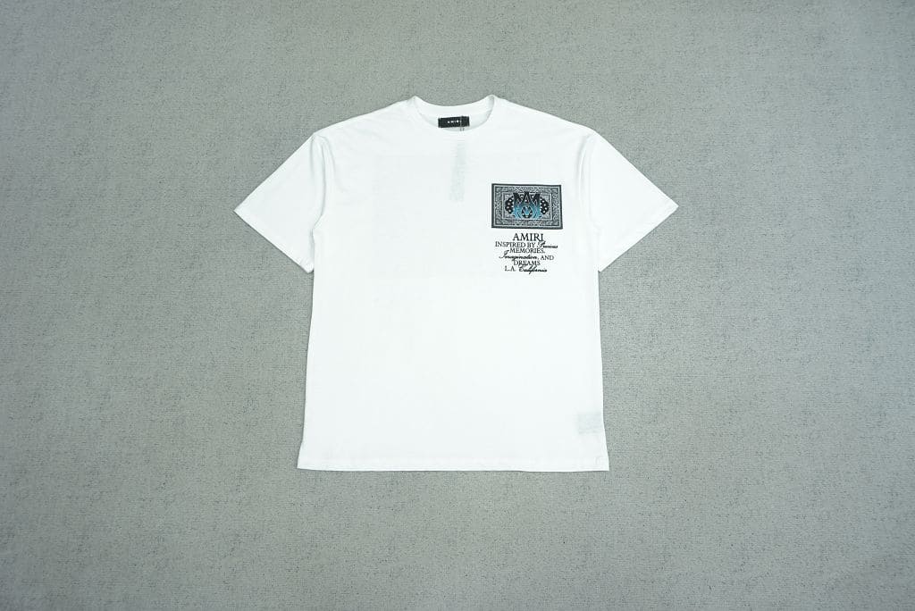Camiseta Amiri Ma Bandana White - HYPER LIST