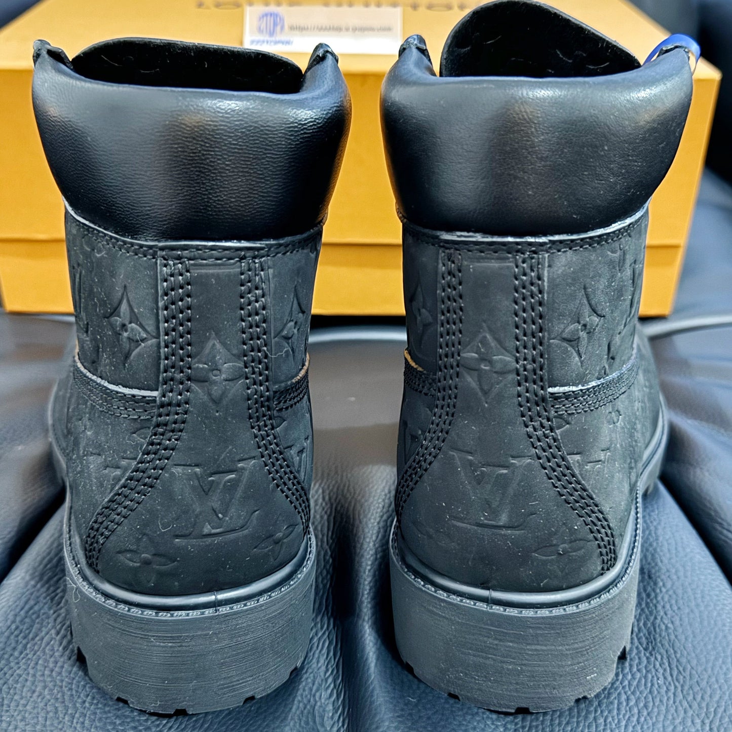 Louis Vuitton X Timberlands Black - HYPER LIST