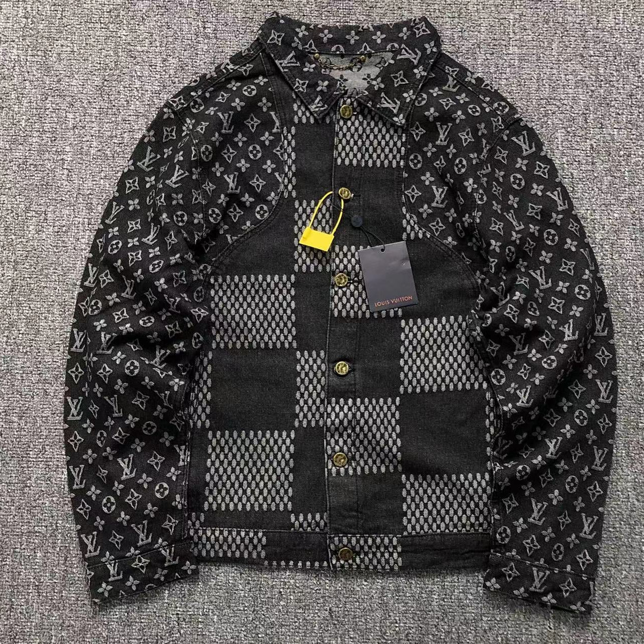Louis Vuitton Embroided Black Tracksuit