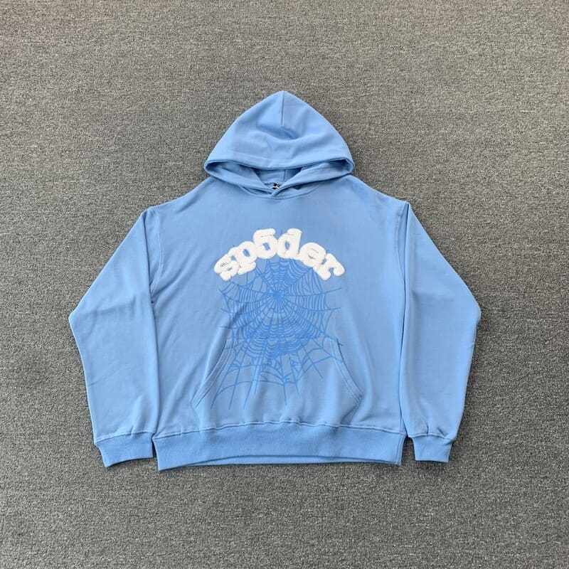 Moletom Sp5der Web Sky Blue - HYPER LIST