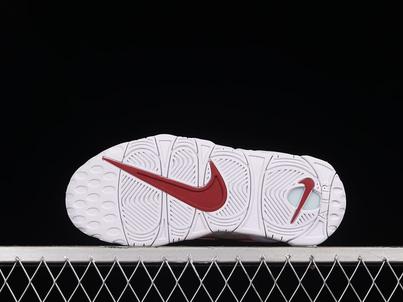 Nike Air More Uptempo White Varsity Red Outline - HYPER LIST