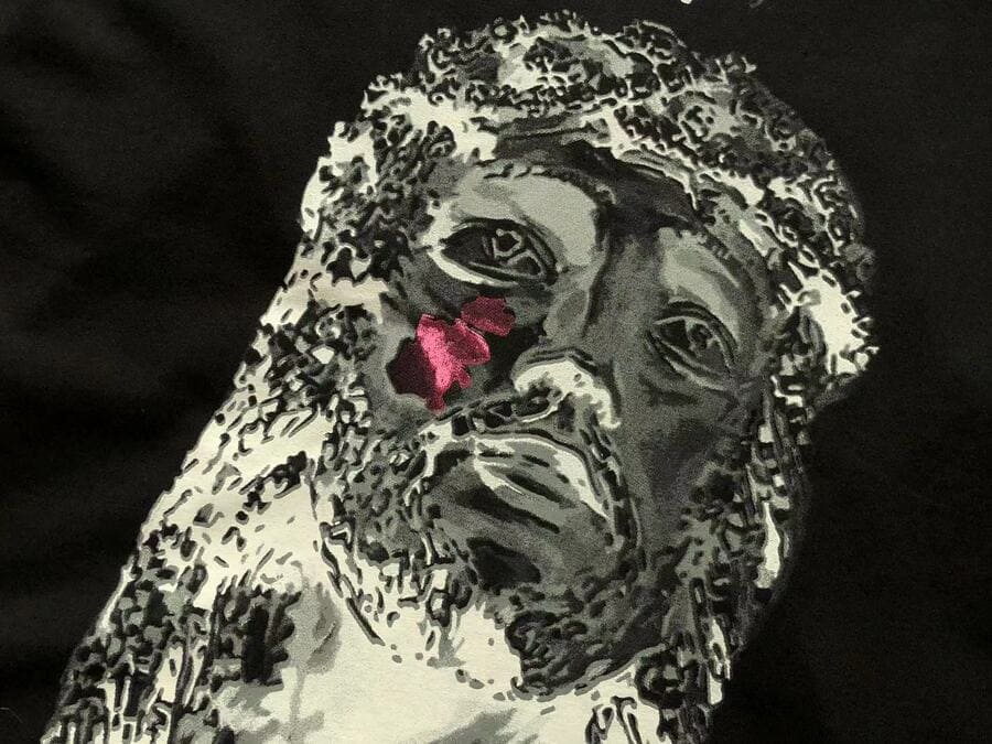 Camiseta Vlone Yams Day Jesus Piece Black - HYPER LIST