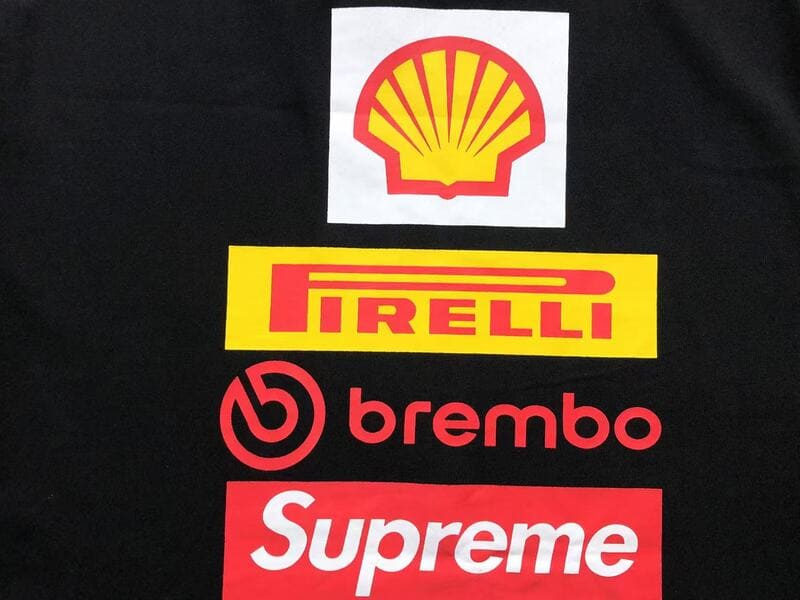 Camiseta Supreme Ducati Logo Black - HYPER LIST