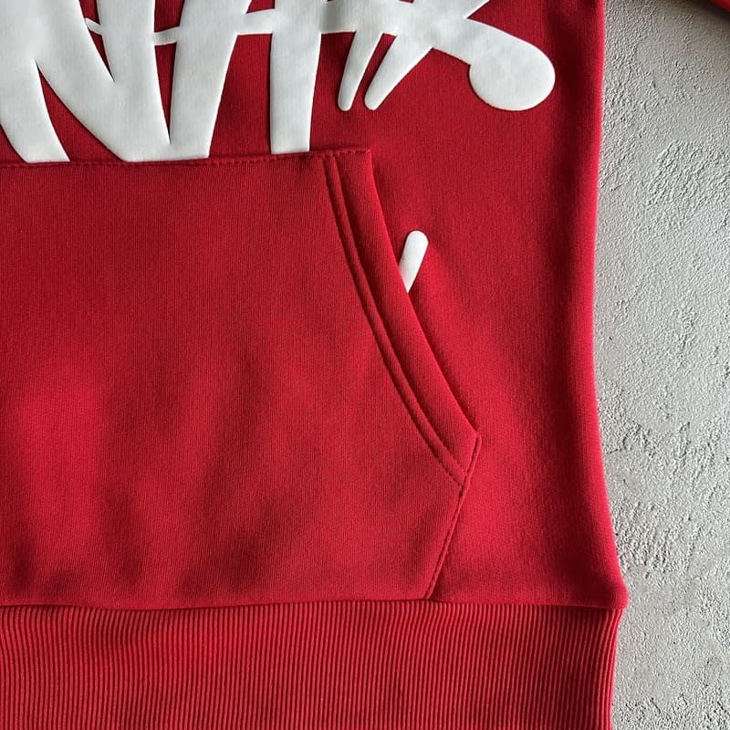 Conjunto Team Syna Hood Twinset Red - HYPER LIST