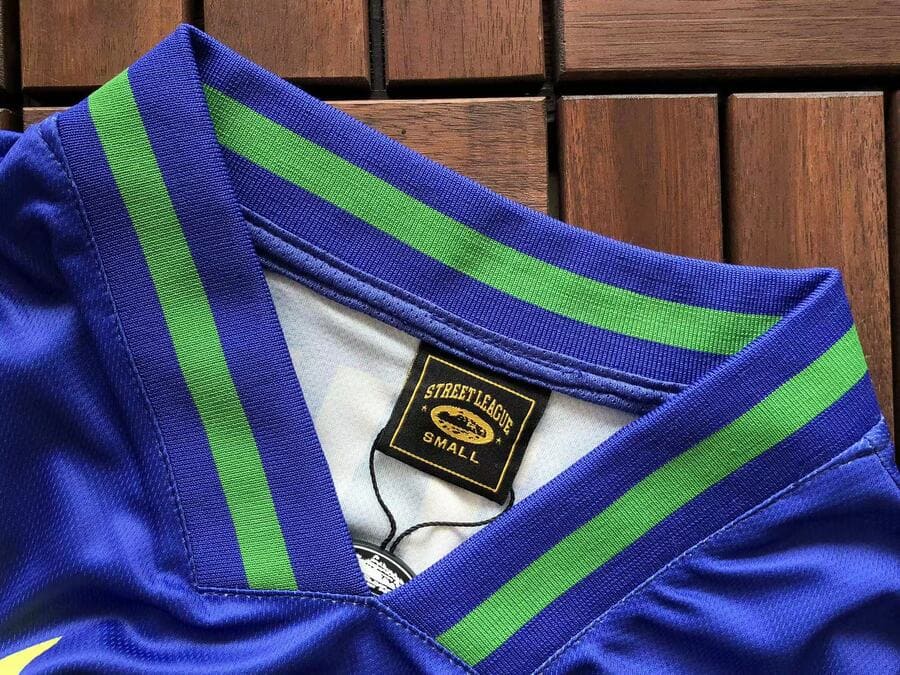 Camiseta Corteiz Futebol Brasil Azul - HYPER LIST