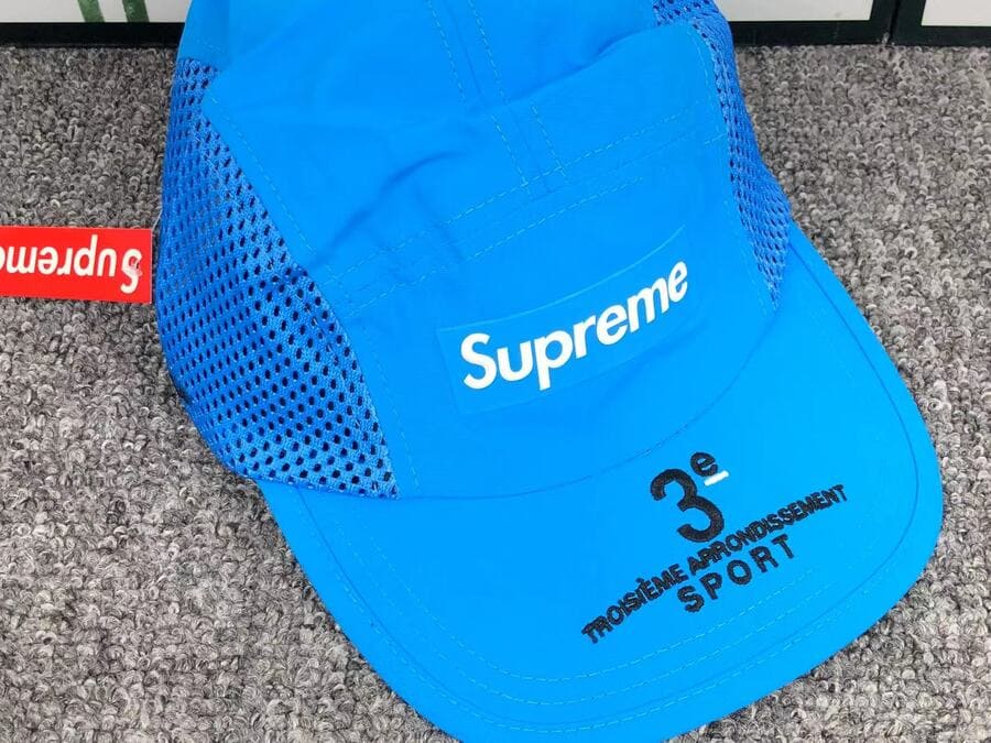Boné Supreme Mesh Side Panel Camp Azul - HYPER LIST