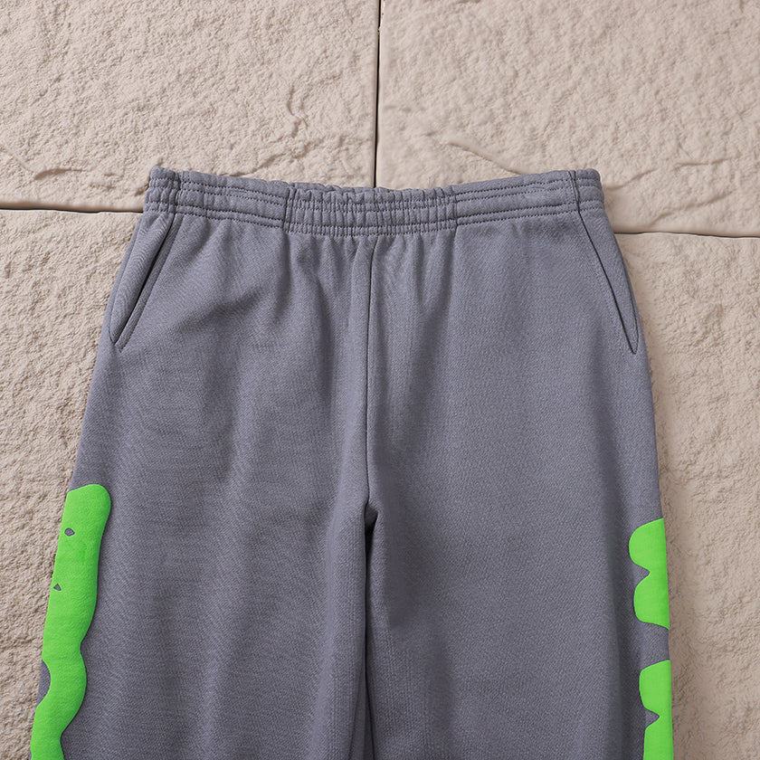 Survêtement Sp5der gris/vert