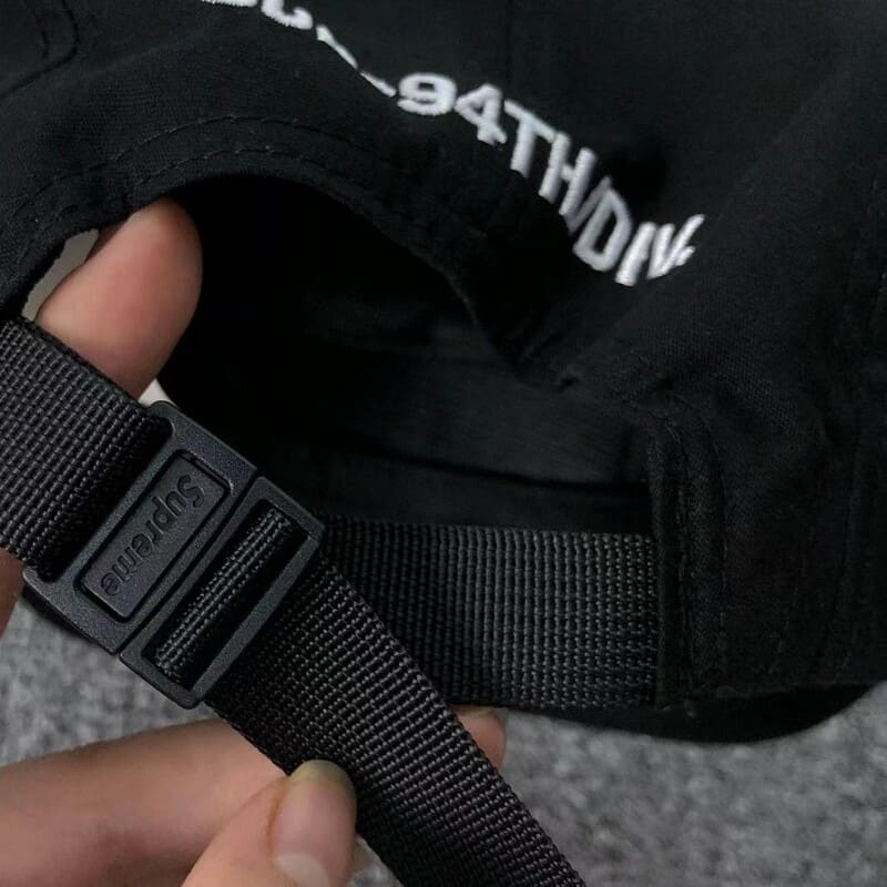 Boné Supreme Military Camp Black Sup-94th/div - HYPER LIST