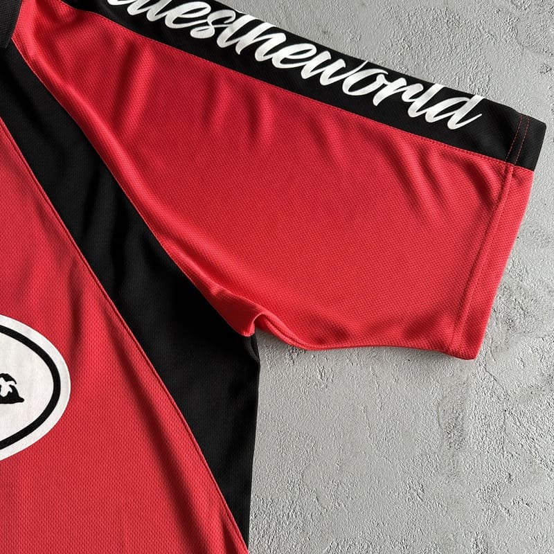 Camiseta Corteiz Alcatraz Football Vermelha - HYPER LIST