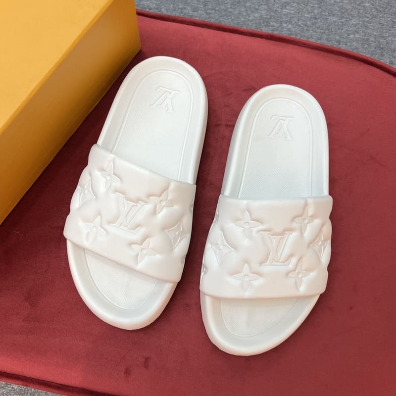 Slide Louis Vuitton Waterfront Branco - HYPER LIST