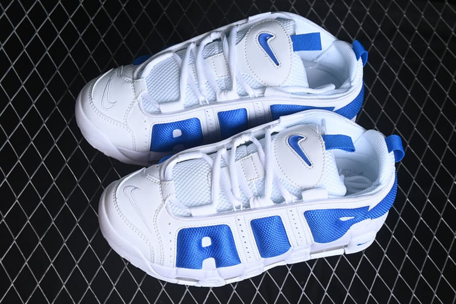 Nike Air More Uptempo Low White Hyper Royal - HYPER LIST