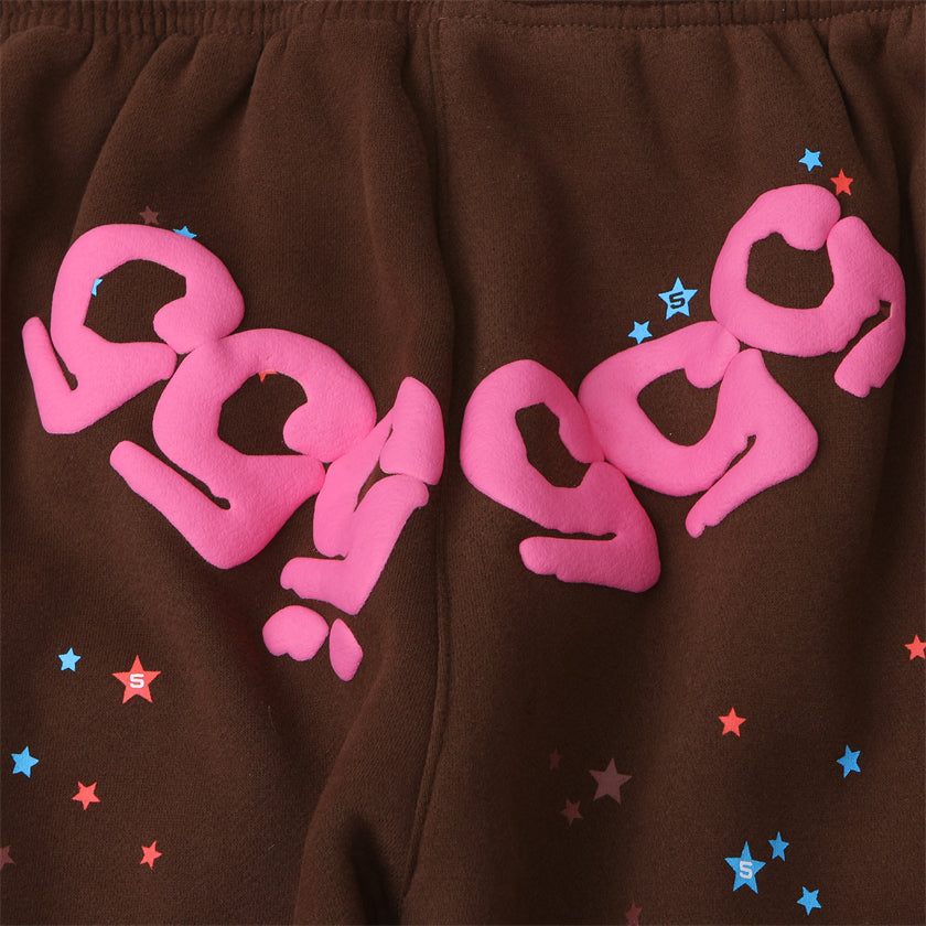 Sp5der Brown Tracksuit - HYPER LIST