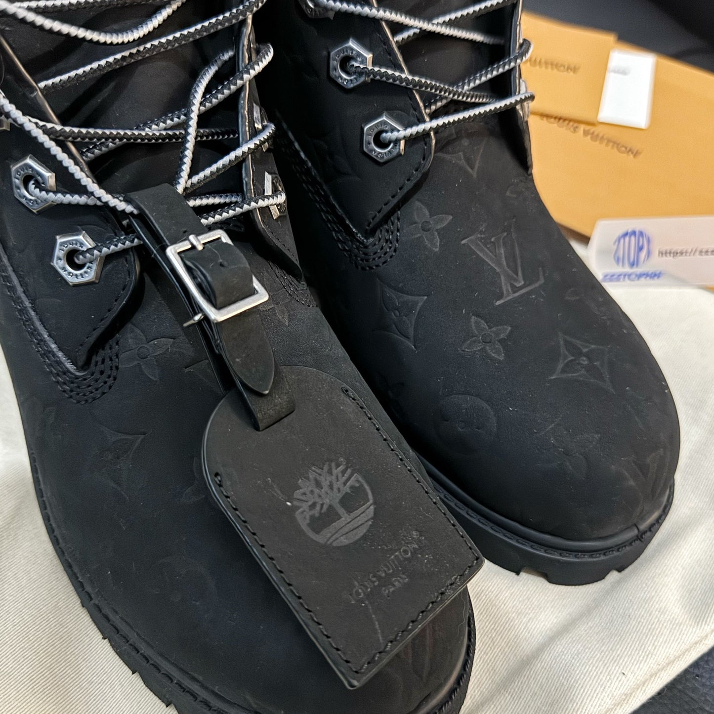 Louis Vuitton X Timberlands Black - HYPER LIST