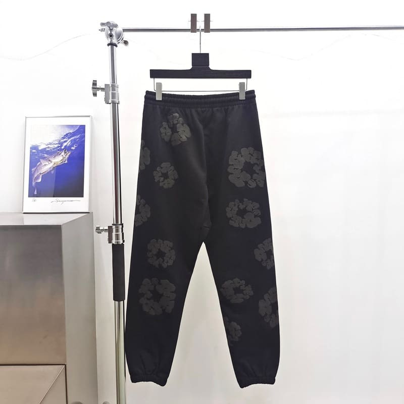 Calça Denim Tears Cotton Wreath Black Monochrome - HYPER LIST