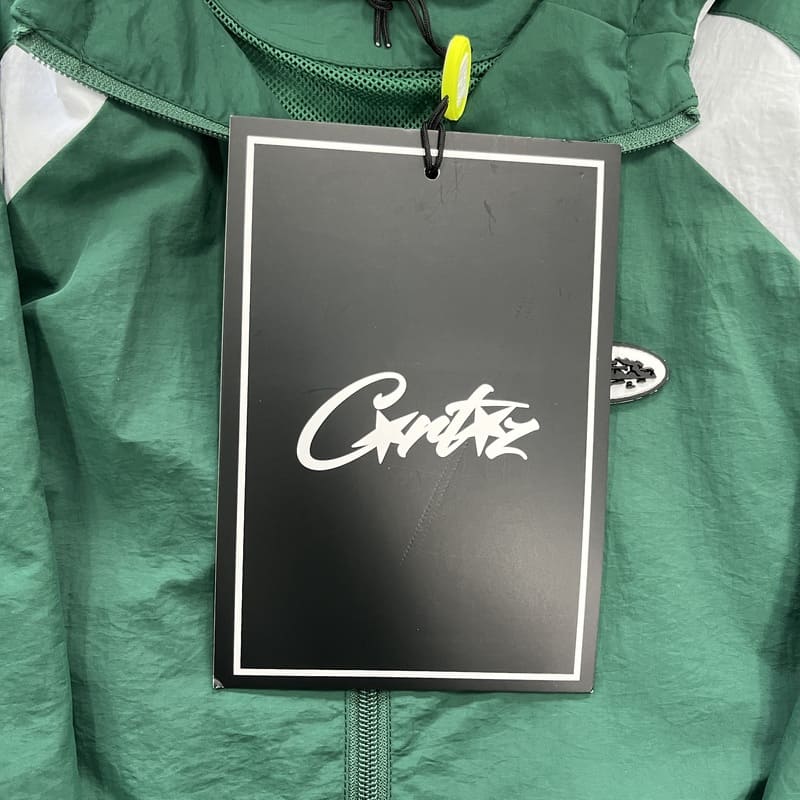Jaqueta Corta Vento Corteiz Verde Branco - HYPER LIST