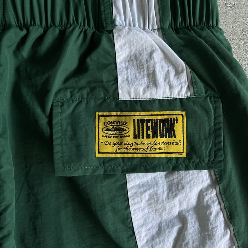 Shorts Corteiz Verde Branco - HYPER LIST