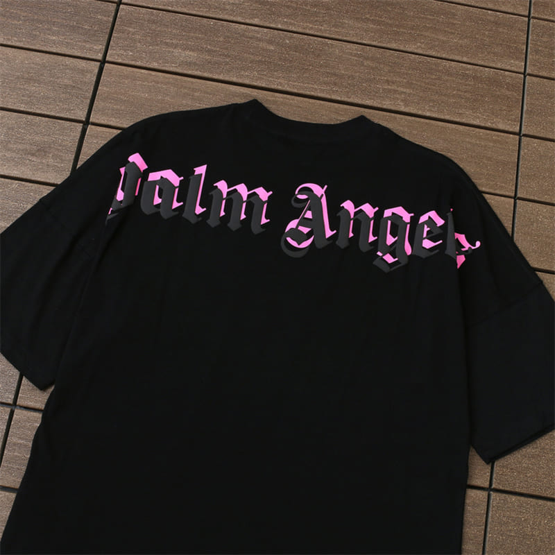 Camiseta Palm Angels Double Logo Oversized - HYPER LIST