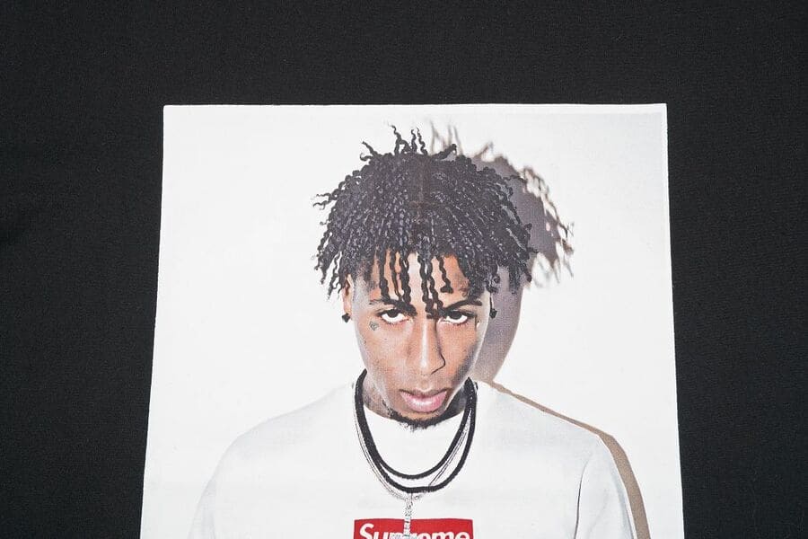 Camiseta Supreme NBA Youngboy Black - HYPER LIST