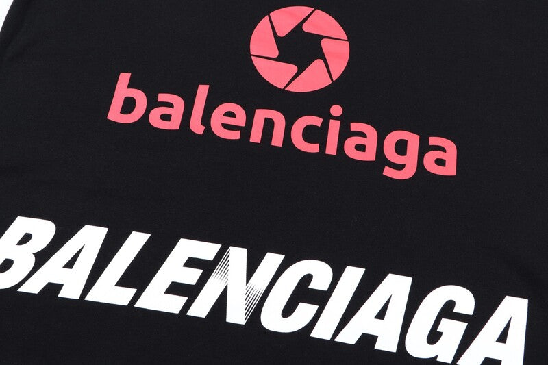 T-shirt oversize Balenciaga Top League noir