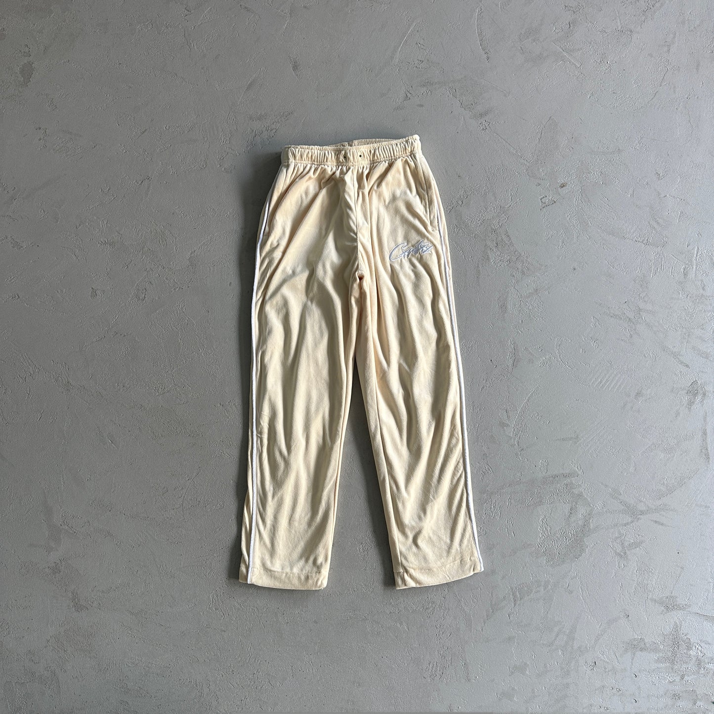 Corteiz Velour White Tracksuit