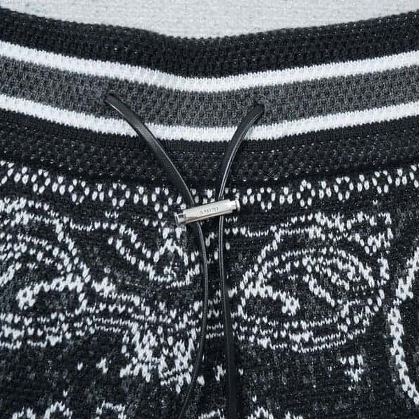Amiri Bandana Crochet Basketball Shorts
