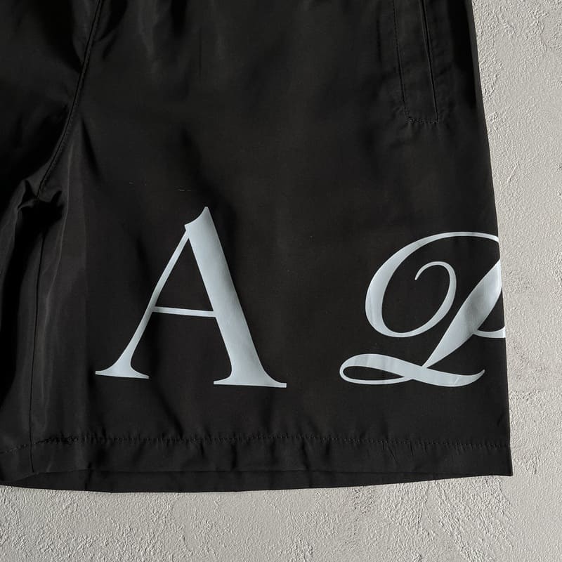 Shorts Trapstar Script Swimming Black/Nigara Mist - HYPER LIST