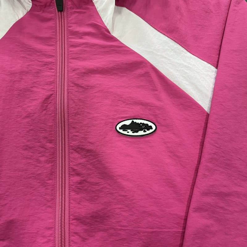 Jaqueta Corta Vento Corteiz Rosa Branco - HYPER LIST