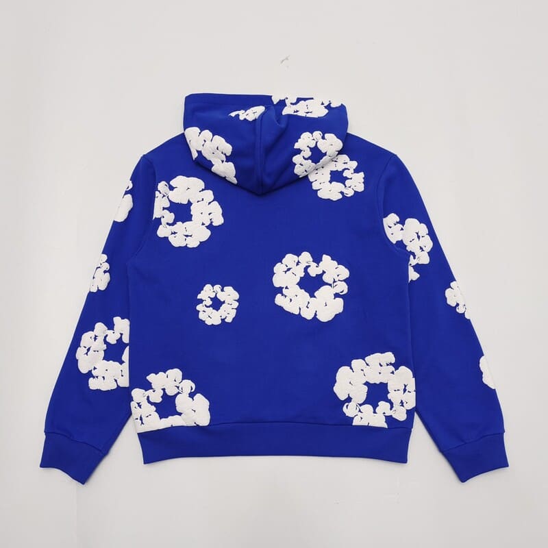 Moletom Denim Tears The Cotton Wreath Blue - HYPER LIST