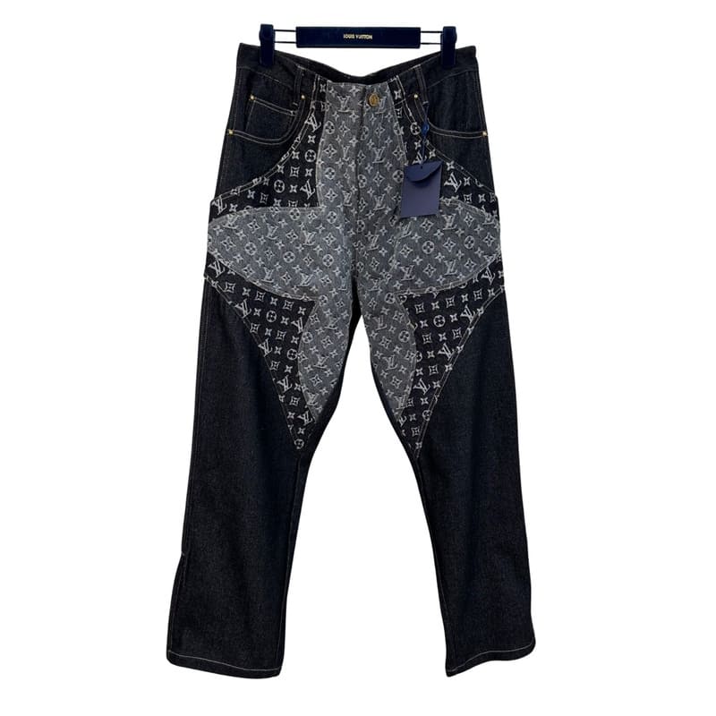 Calça Louis Vuitton Monogram Flower Denim - HYPER LIST