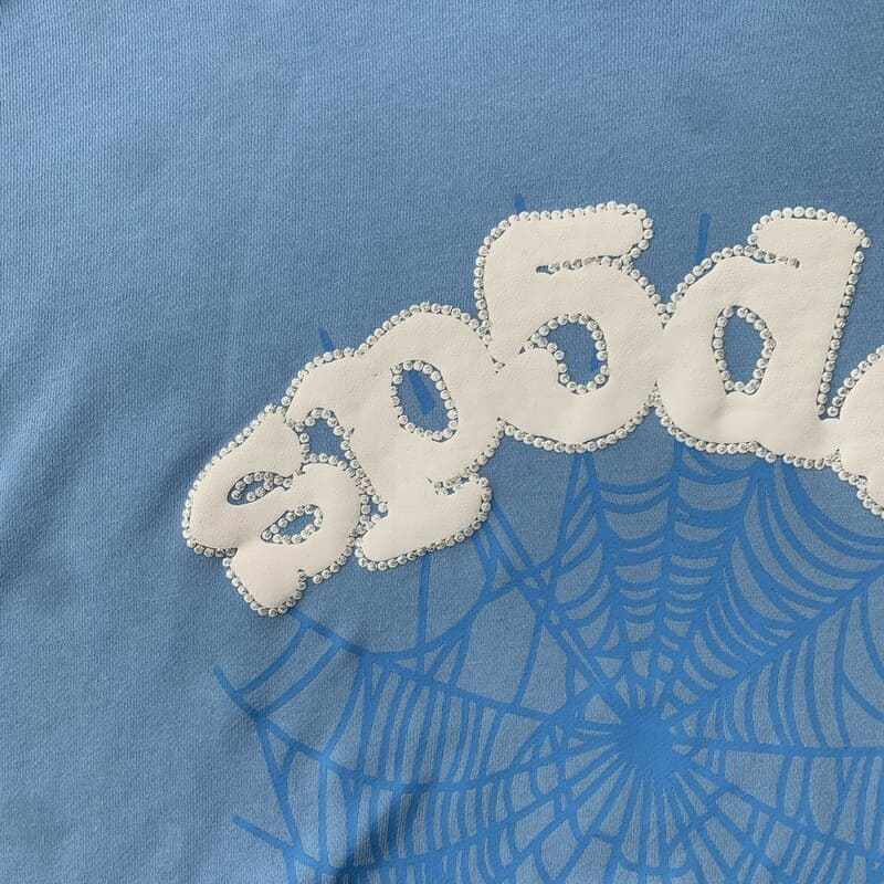 Moletom Sp5der Web Sky Blue - HYPER LIST
