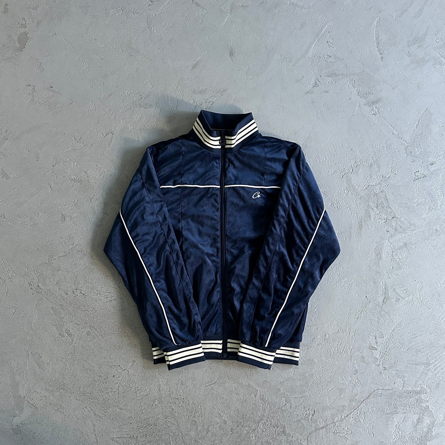 Corteiz Velour Blue Tracksuit - HYPER LIST