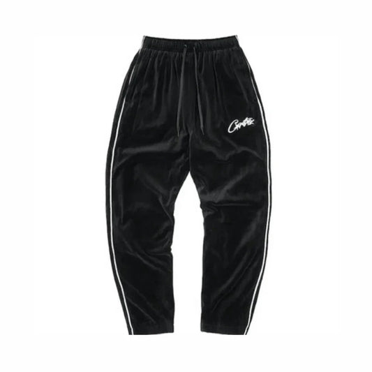 Calça Veludo Corteiz Preta - HYPER LIST