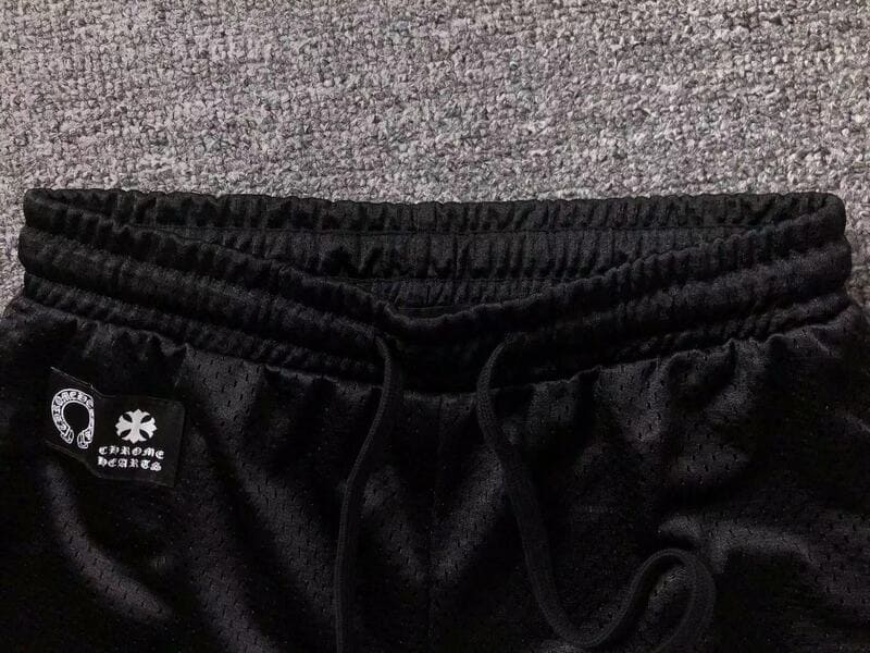 Shorts Chrome Hearts Sports Varsity Black - HYPER LIST