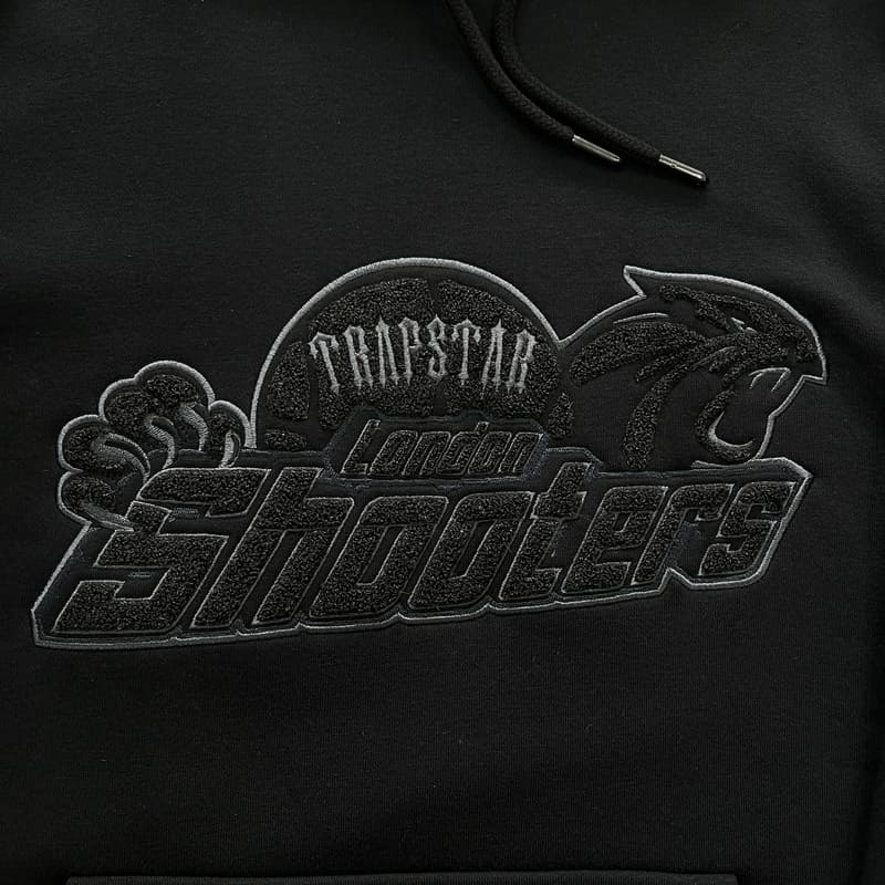 Conjunto Trapstar Shooters Black Monochrome - HYPER LIST