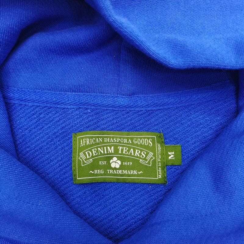 Moletom Denim Tears The Cotton Wreath Blue - HYPER LIST