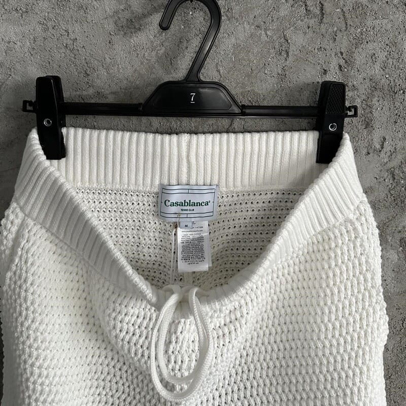 Conjunto Casablanca Crochê Branco e Azul - HYPER LIST